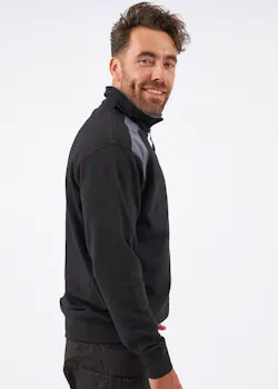 Blåkläder 33531158 Sweatshirt Bi-Colour met Halve Rits Reflecterend Schilder miniatuur