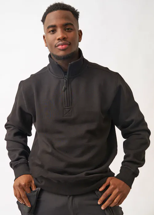 Blåkläder 33651048 Sweatshirt Jersey Halve Rits Regular Fit