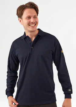 Blåkläder 3374 Vlamvertragende Piqué Polo lange mouw