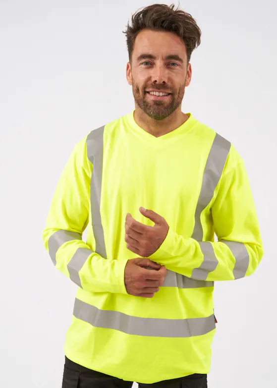 Blåkläder 3385 Langarm-T-Shirt High-Vis