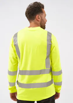 Blåkläder 3385 T-shirt lange mouw High Vis miniatuur