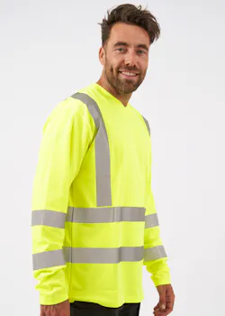 Blåkläder 3385 T-shirt lange mouw High Vis miniatuur