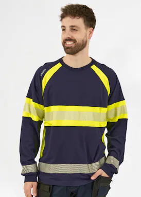 Blaklader 3510 T-shirt Lange Mouwen High Vis