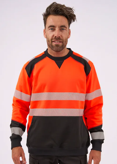 Blaklader 35412528 Sweat-shirt haute visibilité réfléchissant
