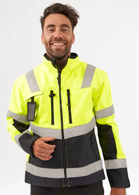 Blåkläder 4900 Softshelljacke High-Vis