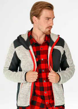 Blåkläder 4930: Strickweste mit Softshell