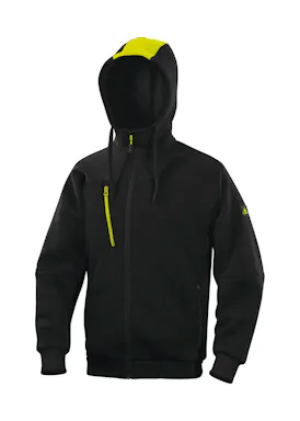 Delta Plus BORGO Hoodie Polyester/Baumwolle, mit Molton‑Futter, beheizbar, Regular Fit