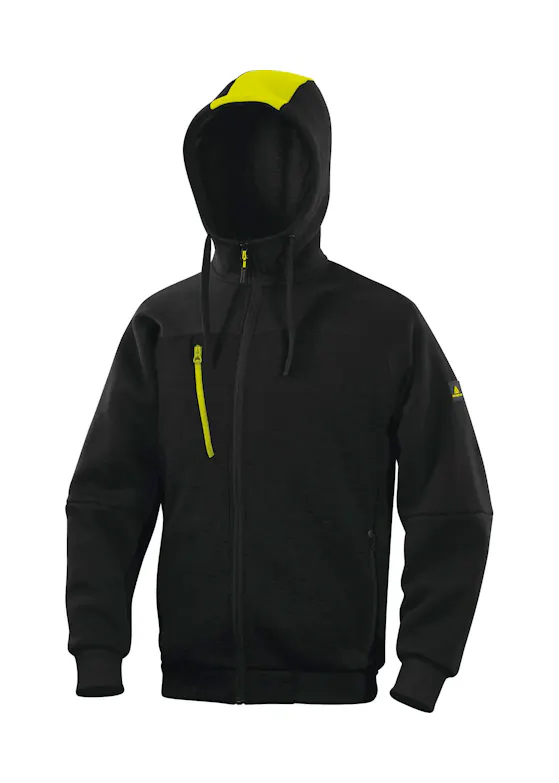 Delta Plus BORGO Hoodie Polyester/Baumwolle, mit Molton‑Futter, beheizbar, Regular Fit