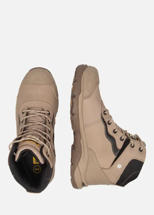Buckbootz BLITZ mittelhoher Arbeitsschuh S7S Stone