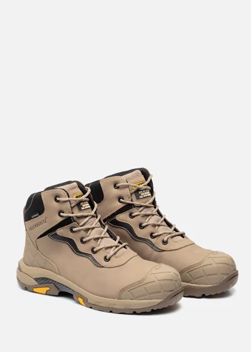 Buckbootz BLITZ mittelhoher Arbeitsschuh S7S Stone