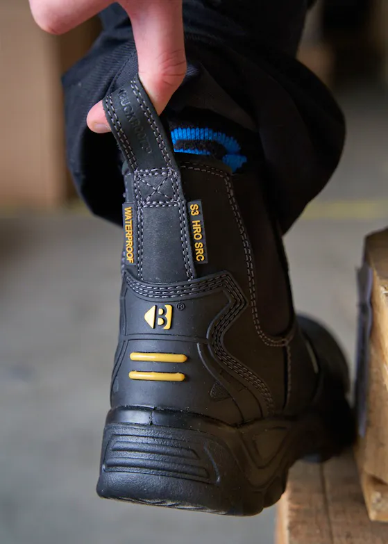 Buckbootz BSH006 S3 Sicherheitsschuh schwarz