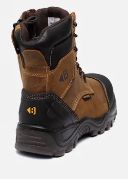 Buckbootz BSH008 S3 Werkschoen Bruin miniatuur