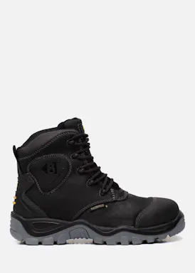 Buckbootz BSH012 Sicherheitsschuh, S3, schwarz