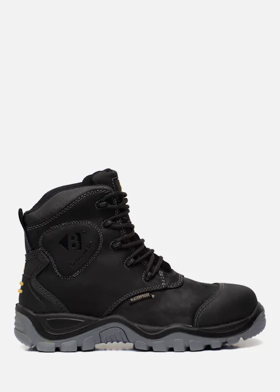 Buckbootz BSH012 Sicherheitsschuh, S3, schwarz