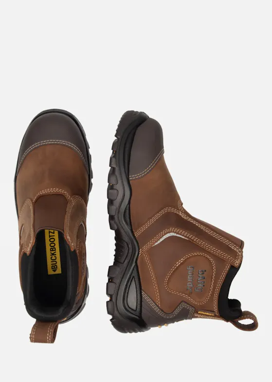 Buckbootz BSH014 Sicherheitsschuh, S3, schwarz