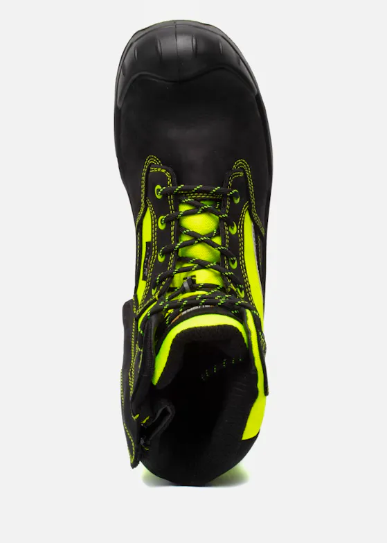 Buckbootz Buckz BVIZ1 Highviz Hoge Werkschoen S3 Geel/Zwart