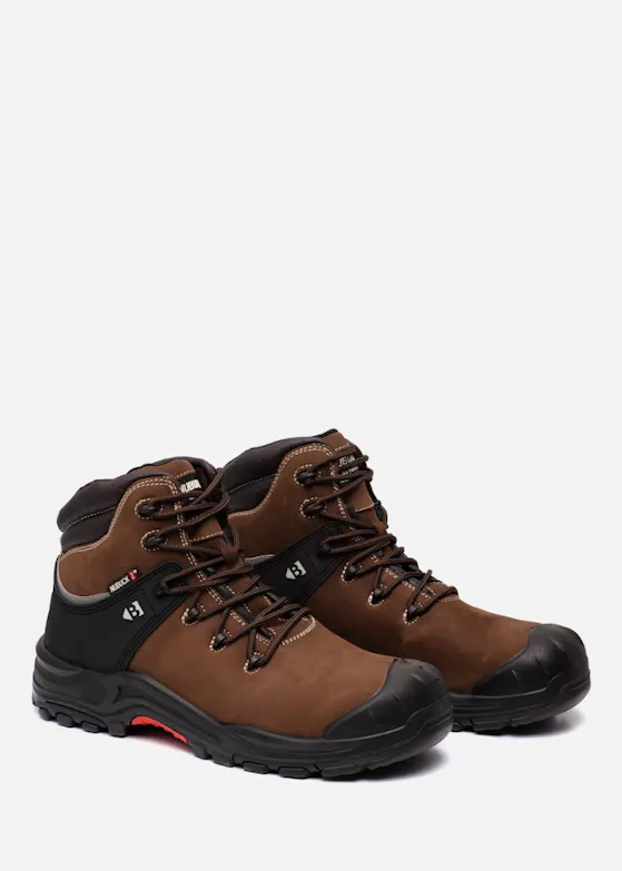 Buckbootz Nubuckz Hoge Werkschoen S3