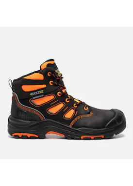 Buckbootz Buckz BVIZ2 Highviz Sicherheitsschuh S3 orange / schwarz