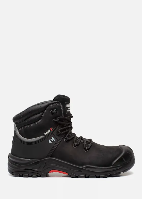Buckbootz NKZ102 S3 Slip on schwarz