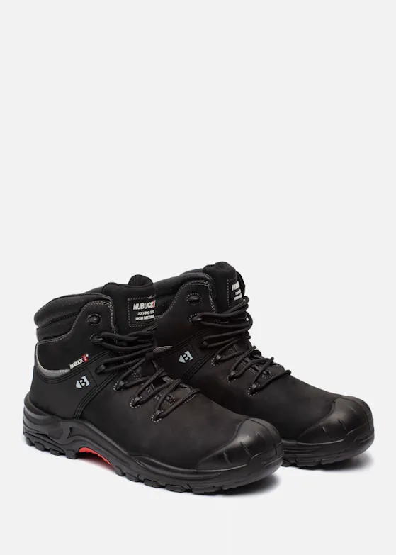 Buckbootz NKZ102 S3 Slip on schwarz