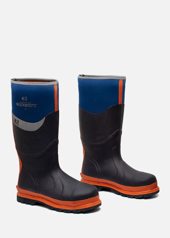 Buckbootz BBZ6000NM S5S Arbeitsstiefel blau