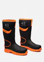 Buckbootz BBZ8000 S5S-Arbeitsstiefel, Schwarz/Orange Vorschaubild