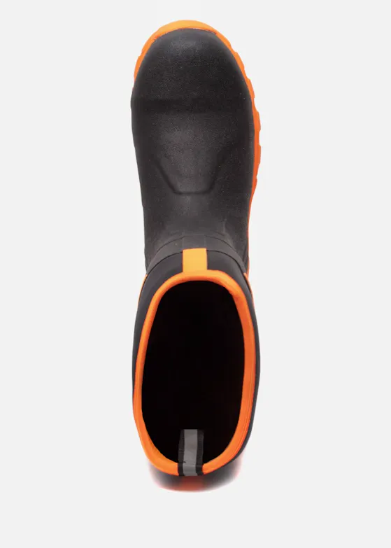 Buckbootz BBZ8000 S5S-Arbeitsstiefel, Schwarz/Orange