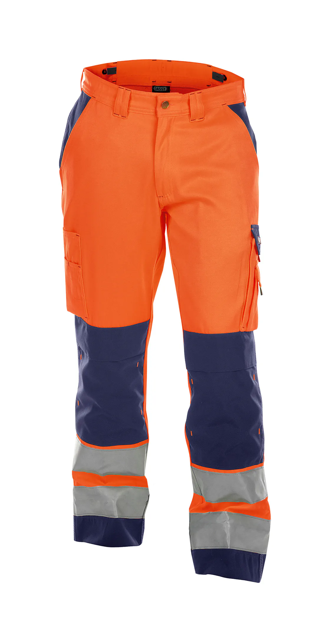 Oranje/Marineblauw