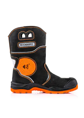Buckbootz BVIZ50RBK Werklaars S7S Zwart/Oranje