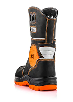 Buckbootz BVIZ50RBK Werklaars S7S Zwart/Oranje miniatuur