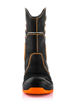 Buckbootz BVIZ50RBK Werklaars S7S Zwart/Oranje miniatuur