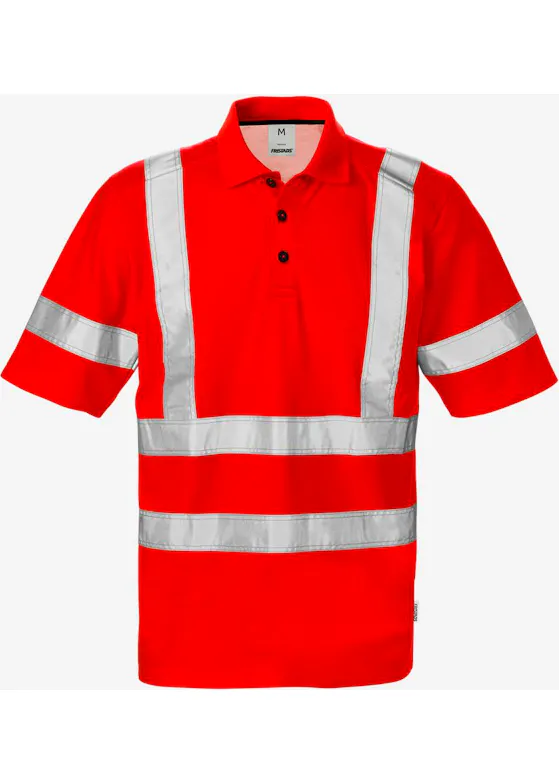 Fristads Hi Vis Poloshirt Klasse 3 7025 Phv