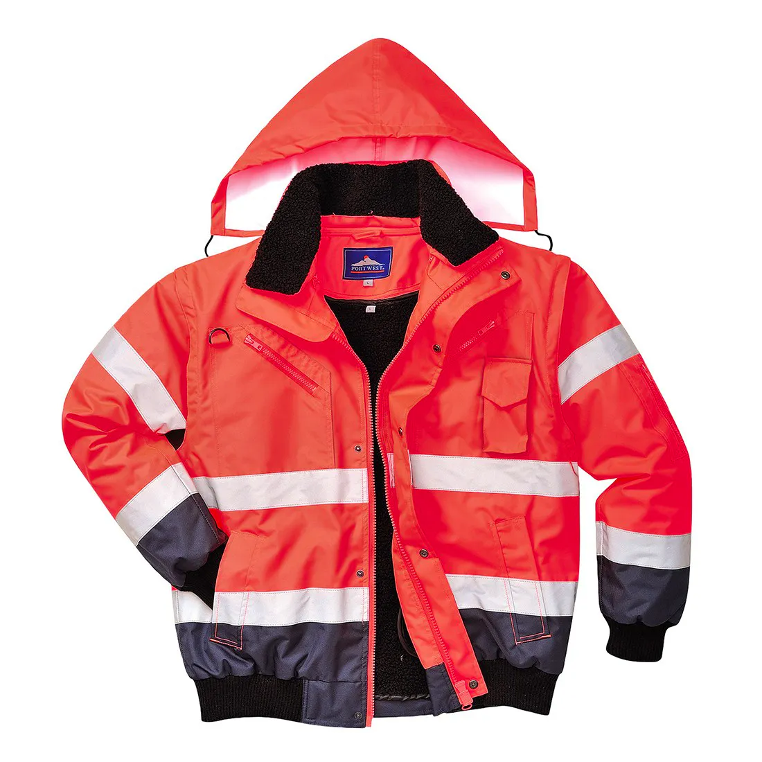 rot/marineblau