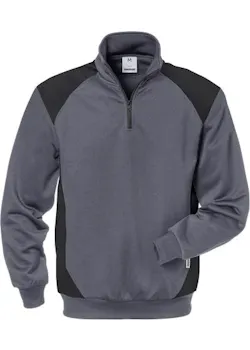 Fristads Skarup Sweater met Korte Rits 7048 SHV miniatuur
