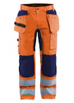 Oranje/Marineblauw