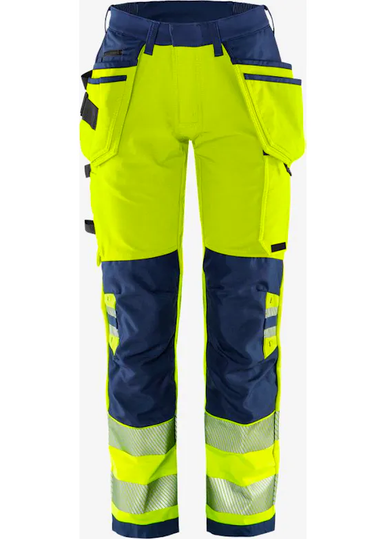 Fristads High Vis Green werkbroek dames stretch klasse 2 2664 GSTP