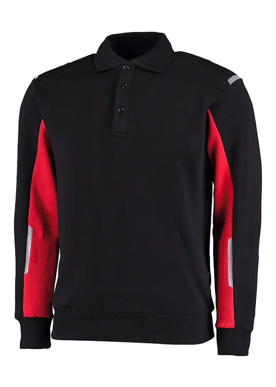 Ballyclare Joe 34401/803 Langarm-Poloshirt zweifarbig Regular fit