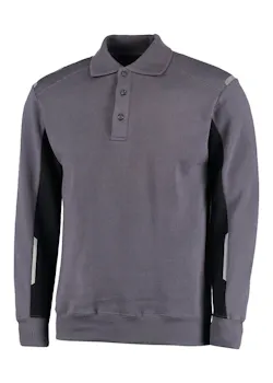Ballyclare Joe 34401/803 Polosweater Tweekleurige Regular Fit miniatuur