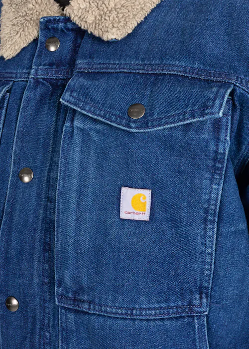 Carhartt Relaxed Fit Denim Sherpa-Lined Jacke 106323