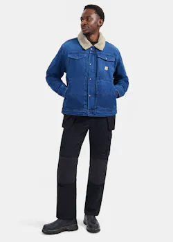 Carhartt Relaxed Fit Denim Sherpa-Lined Jacke 106323 Vorschaubild