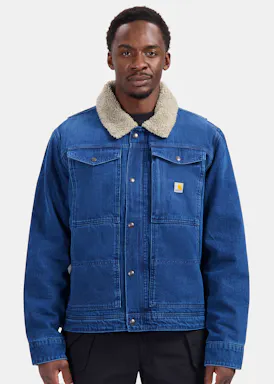 Carhartt Relaxed Fit Denim Sherpa-Lined Jacket 106323