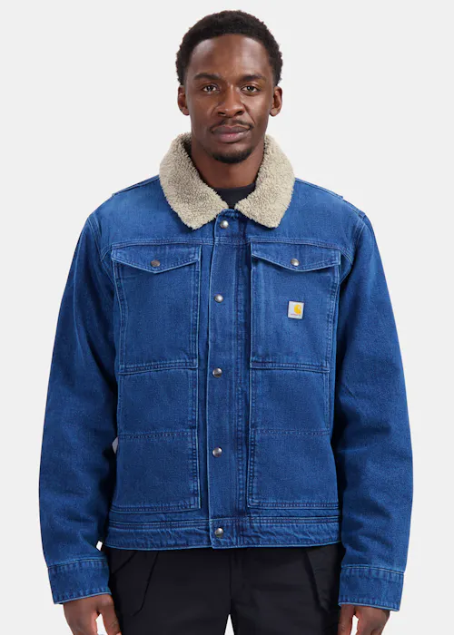 Carhartt Relaxed Fit Denim Sherpa-Lined Jacke 106323