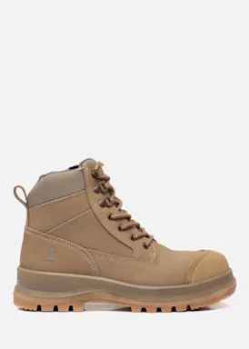 Carhartt Detroit 6-inch S3 Zip Boot, Dark Khaki