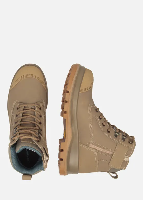 Carhartt Detroit 6-inch S3 Zip Boot, Dark Khaki