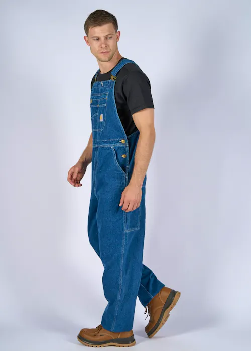 Carhartt 104672 Denim Bib Overall Loose Fit Regular Fit