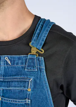 Carhartt 104672 Denim Bib Overall Loose Fit Regular Fit miniatuur
