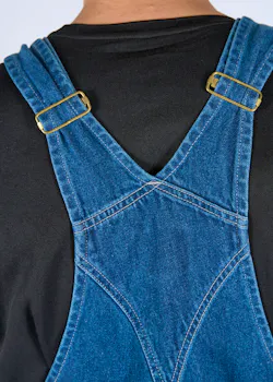 Carhartt 104672 Denim Bib Overall Loose Fit Regular Fit miniatuur