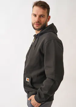 Carhartt K122 Loose Fit Midweight Full-Zip Sweatshirt Comfort Fit miniatuur