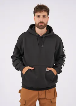 Carhartt Iconic K288 Hoodie met Logo Comfort Fit miniatuur