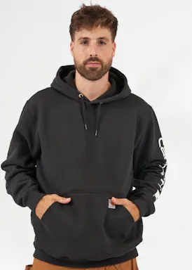 Carhartt Loose-Fit Midweight Logo-Sleeve Graphic Sweatshirt